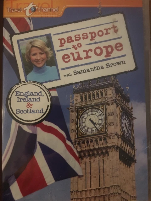 Passport to Europe DVD with Samantha Brown - England, Ireland, Scotland - Unopen