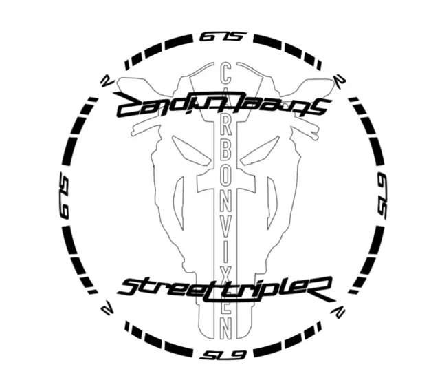 Street Triple Rimtape Kit stickers