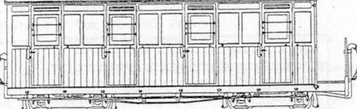 OO9 / HOe Festiniog Style 4 Compartment Bogie Coach Dundas DM61