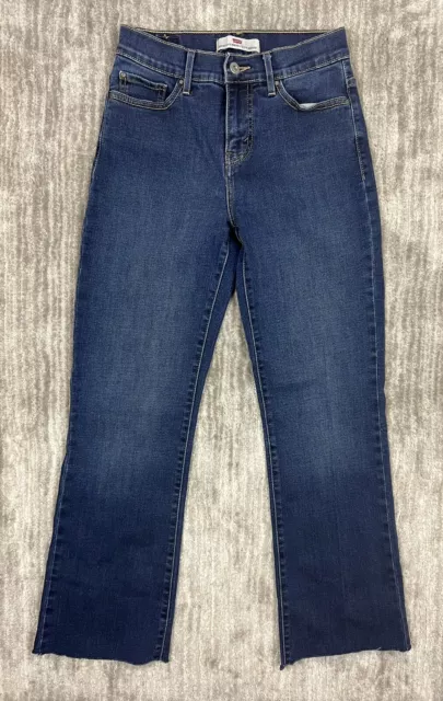 Levis 512 Jeans Womens 2M Blue Perfectly Slimming Boot Stretch