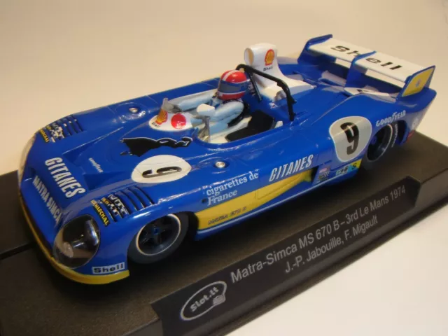 Slot.it MS670B le Mans 1974 #SICA27B pour Circuit de Course Automobil 1:3 2