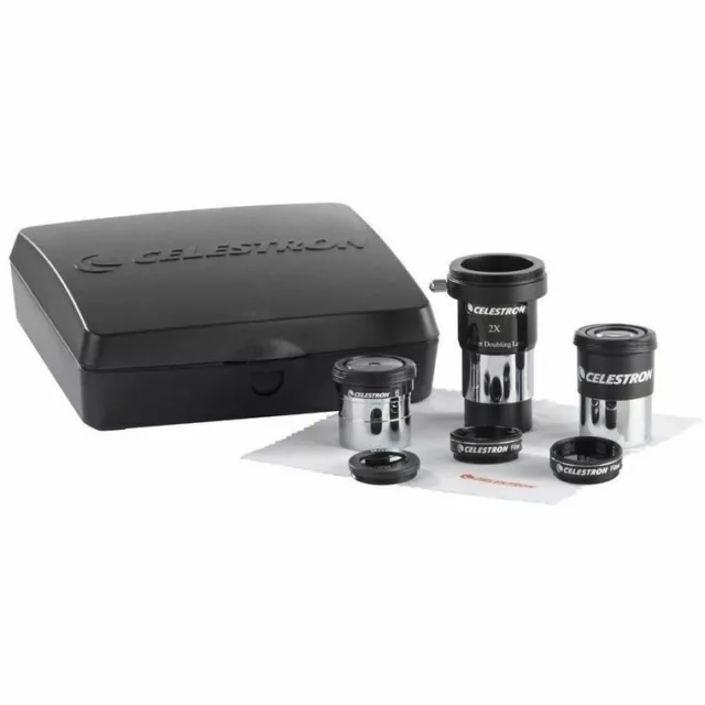 Kit de accesorios Celestron Astro Master 94307 ojal + lente Barlow + filtro