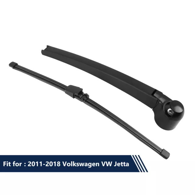 Rear Windshield Wiper Blade Arm Set 335mm for Volkswagen Jetta 2011-2018