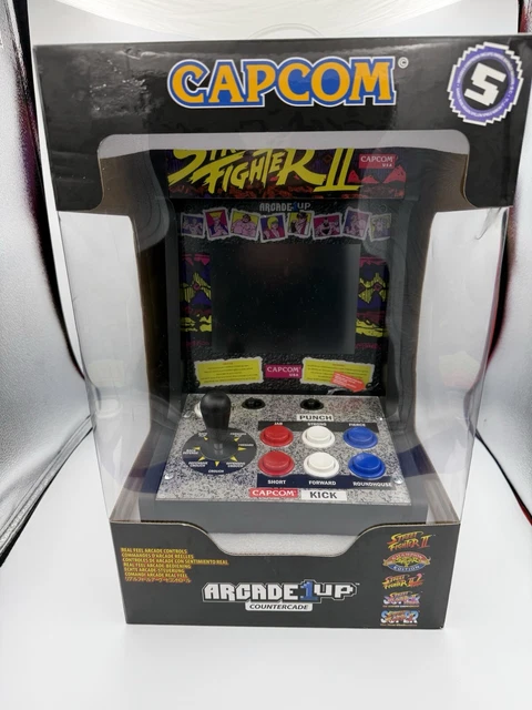 Arcade1Up Marvel vs. Capcom Arcade with Riser a nd Stool Arcade1Up Marvel vs. Capcom Arcade with Riser a nd Stool