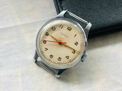 Soviet Pobeda 1 MChZ Vintage USSR Wristwatch Original 1950s