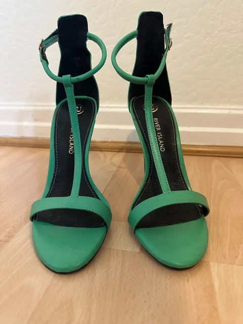 River island green heels new arrivals