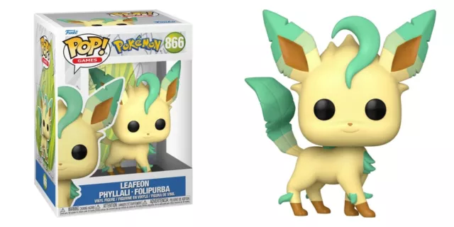 Leafeon Phyllali Folipurba Vinyl Figur 866 Funko POP! Games Pokemon Pikachu