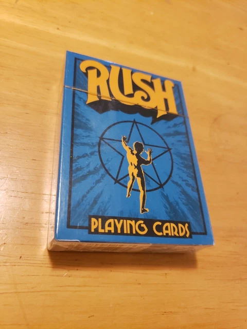RUSH Band Members Playing Cards Rare Collectibles BRAND NEW SEALED