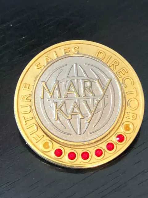 Vintage Collectible Mary Kay Sales Director Metal Pin Back Lapel Pin Hat Pin