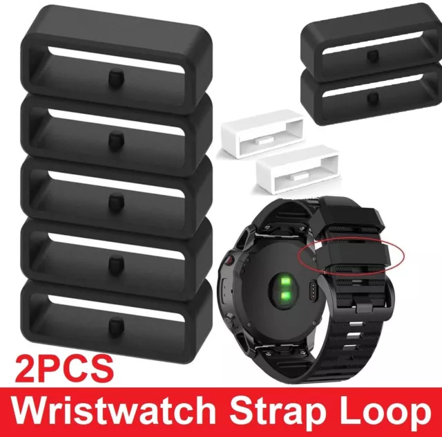 Watch Band Strap Loop Keeper Lock Fastener Ring For Garmin Fenix Forerunner AU