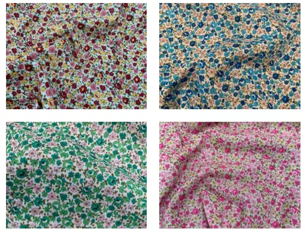 Floral Small Ditsy Flower Blossom Soft Polycotton Dress Craft Print Fabric 44"