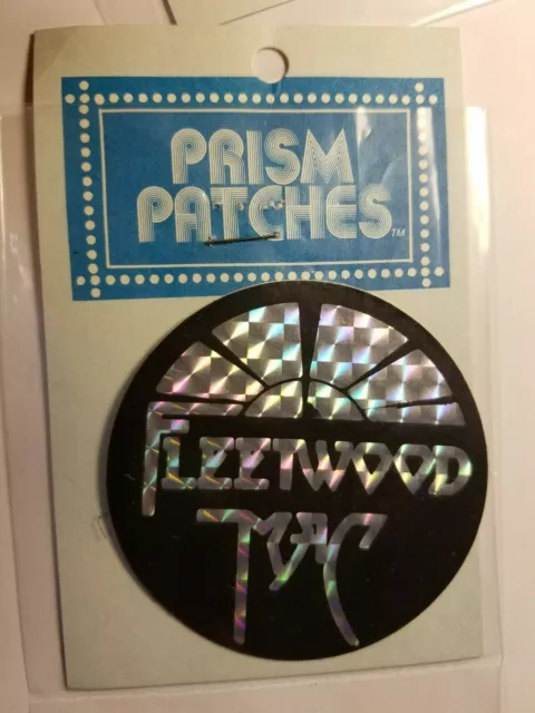 FLEETWOOD MAC 1970's CPI CONCERT PRODUCTS INC VINTAGE BELT BUCKLE PRISM DECAL