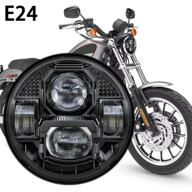 Faro LED 5,75 Pollici Per Harley Davidson - Halo DRL, Impermeabile IP67, Plug & Play - Foto 3