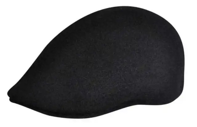 KANGOL HAT 507 Wool Winter Flat Cap Seamless K0875FA Black Sizes: S ...