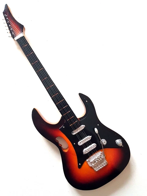 GUITARE MINIATURE - FAIT MAIN - 24cm - En bois - Finition de qualité #06