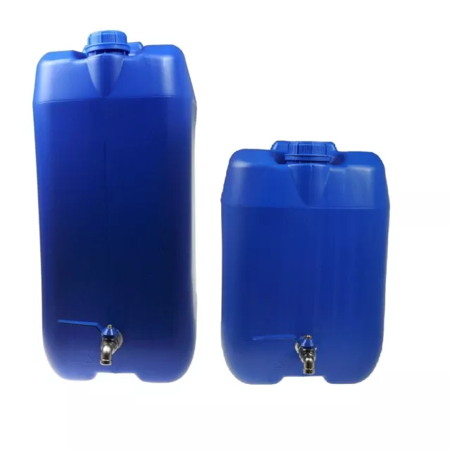 BLAU Wasserbehälter Wasserkanister Trinkwasserkanister 10/20/30 L