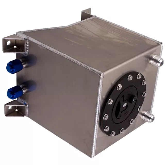 Aluminum 10L / 2.5 Gallon Fuel Cell Tank Universal Pile à combustible/réservoir