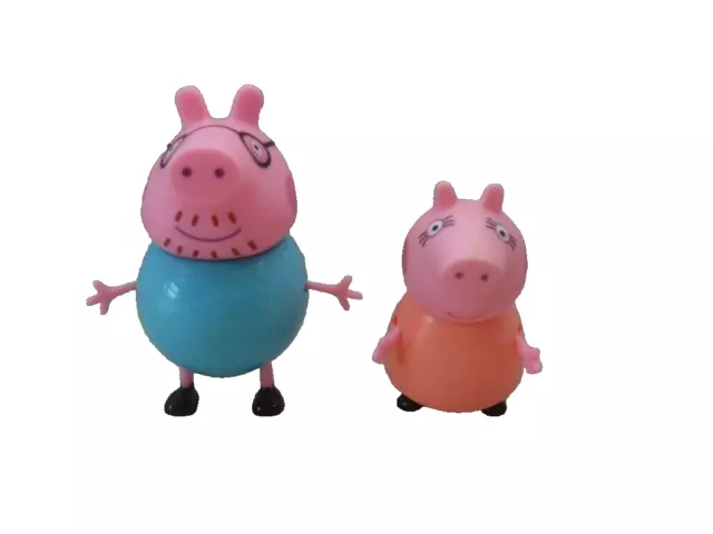 Peppa Pig Figures Mum and Dad.