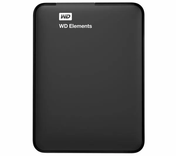 3TB Hard Drive - External - Western Digital - Black - USB 3.0 Cable - 3TB - WD