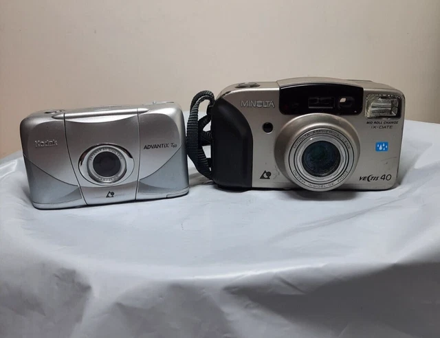 Lot of 2 Cameras - Minolta VE Tis 40 - Advantix T60 Cameras Lot of 2 Cameras - Minolta VE Tis 40 - Advantix T60 Cameras
