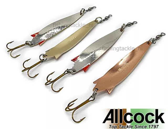 ALLCOCK HALCYON FISHING Lure Spoons Salmon Special Atlantic Salmon 3 Colours  £5.49 - PicClick UK