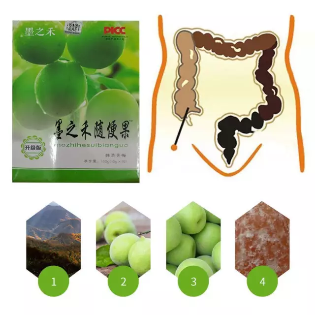 15xShare Plum Suibianguo Weight Loss Natural Diet Slimming Fat Burn NUOVO