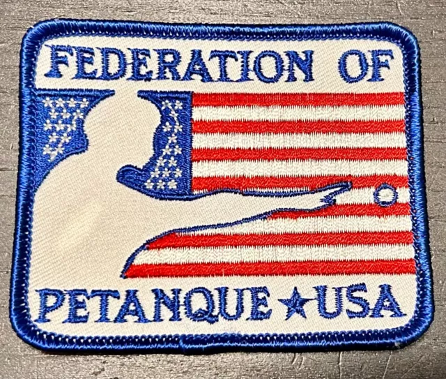 3.25"x2.75" Federation of Petanque USA Patch