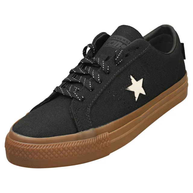 Converse One Star Pro Ox Scarpe da ginnastica casual in gomma nera unisex