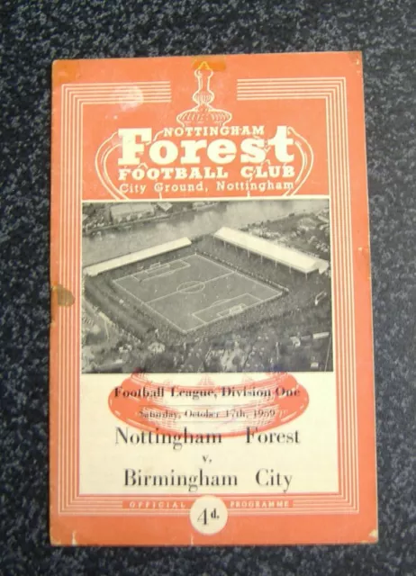 Nottingham Forest v Birmingham 1959/60