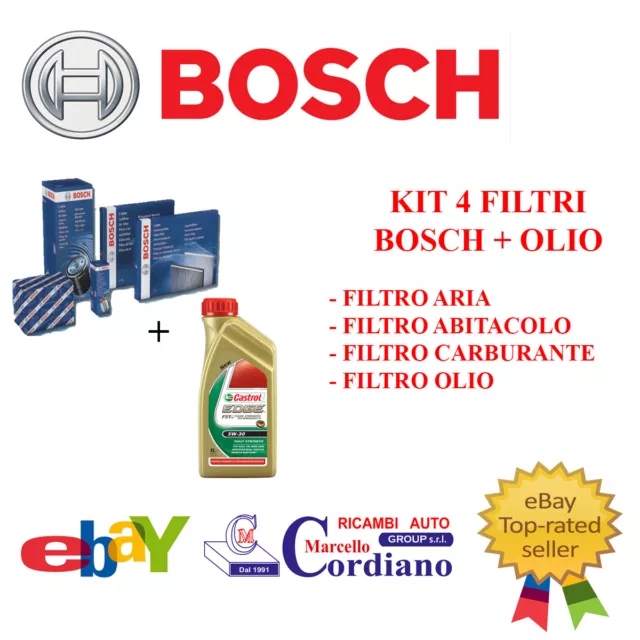 KIT TAGLIANDO 6 lt OLIO Castrol + FILTRI Mercedes SLK R171 200 KOMPRESSOR