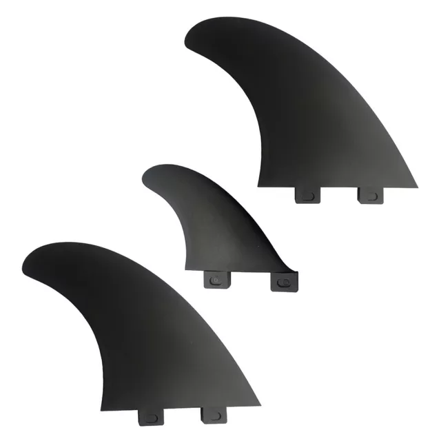 MR Twin Fins + Trailer (2+1 Fins) Surfboard Fin for FCS Double Tab Surf Board