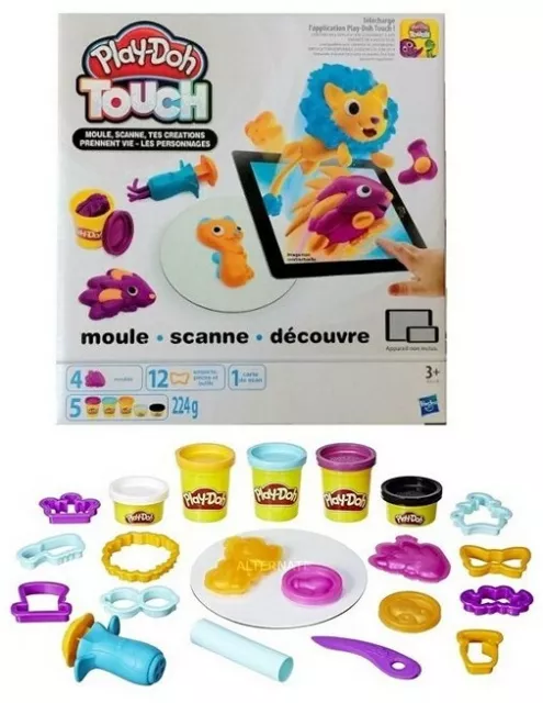 Kids Dough Tubs Modelling Sets Colours Shapes Tools Craft Clay Animals Play  Fun