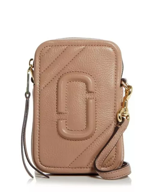 MARC JACOBS The Moto Shot Crossbody Phone Case Bag ~ Dusty Beige ~NWT~DUST BAG