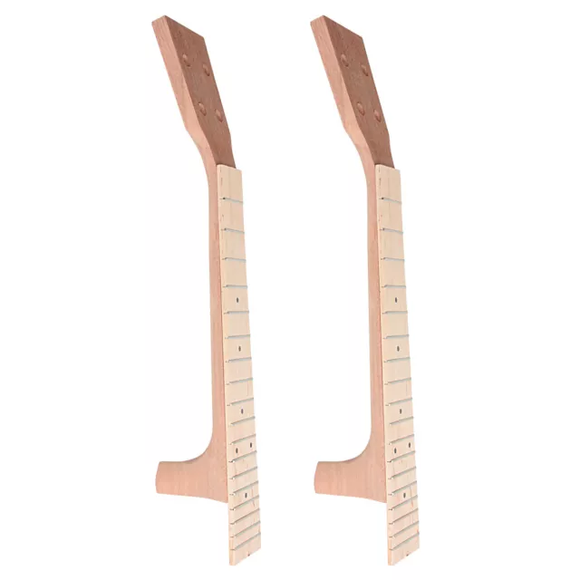 Tenor Ukulele Neck Fretboard Fingerboard for 26 Inch Ukulele Maple 2 Set