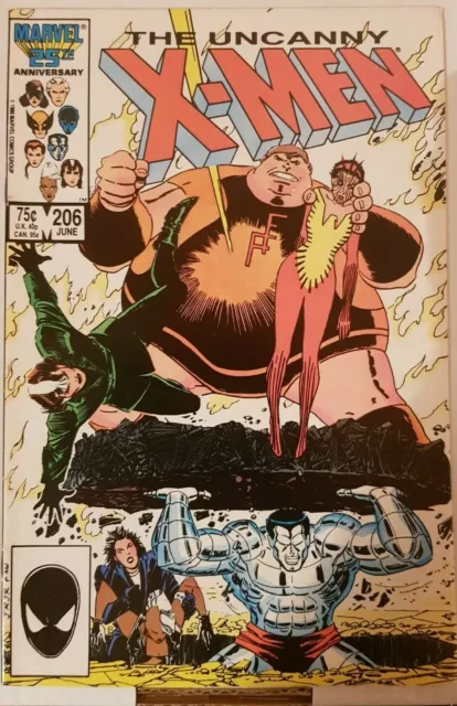 Uncanny X-Men 206 Marvel Comic USA Chris Claremont - John Romita Jr