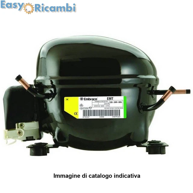 Motore Compressore Frigorifero SECOP HMK12AA - 11,20cc Per Gas R600A, Nuovo, Compatibile Molti Modelli