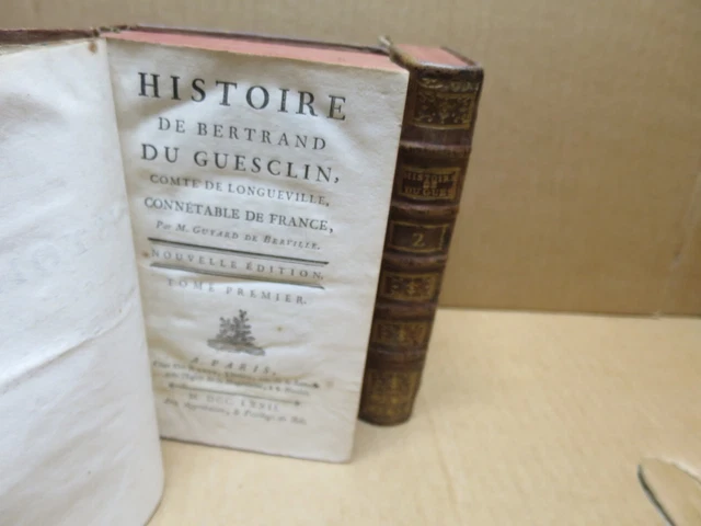 Livre Ancien : Histoire De Bertrand Du Guesclin - Guyard De Berville, 1850