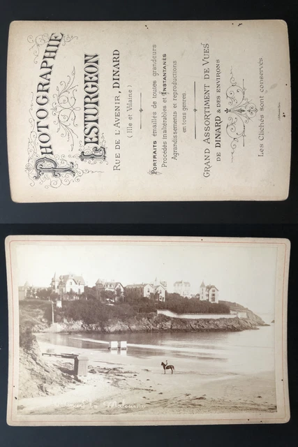 Maghreb, Garçon avec un âne, ca.1880, vintage albumen print Vintage