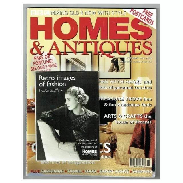 Homes & Antiques Magazine November 2001 mbox398 Homes With Heart