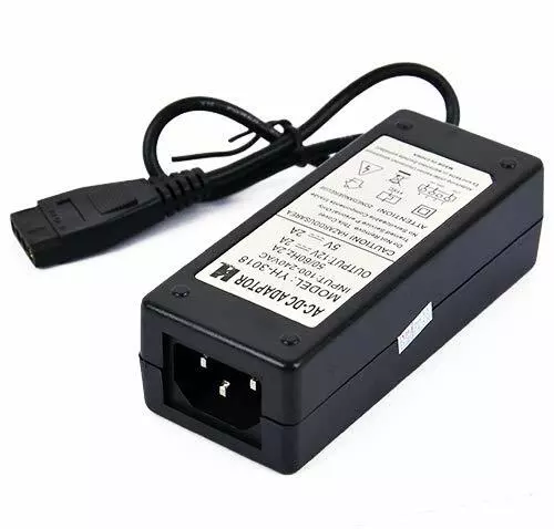 Tr Fuente de Alimentación Adaptador 12V 5V 2+ 2A Power Molex HDD Ide Enchufe Ue