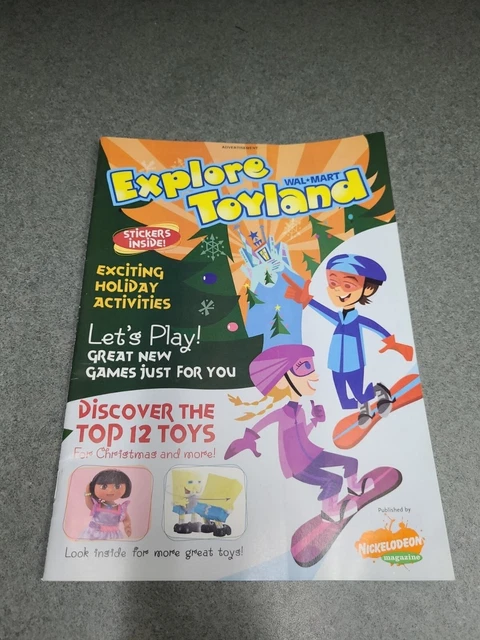 WALMART TOYLAND CATALOG November 2005 Christmas Holiday Toy 36pg Nickelodeon Mag $12.00 - PicClick