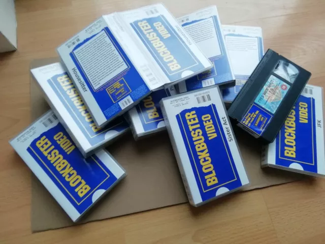 Custom Blockbuster Rental Vhs cover Video Tape Included various movies available