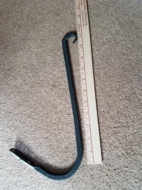 Black Strong Wrought Iron Hook for Indoor or Outdoor  Plants BirdFeeders 4