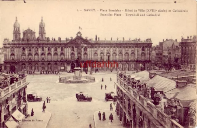 France. Nancy - Place Stanislas - Hotel De Ville Et Cathedrale