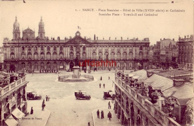 France. Nancy - Place Stanislas - Hotel De Ville Et Cathedrale