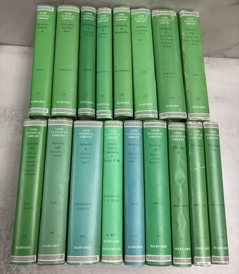 LOEB CLASSICAL LIBRARY - Lot of 17 Titles $415.65 - PicClick CA