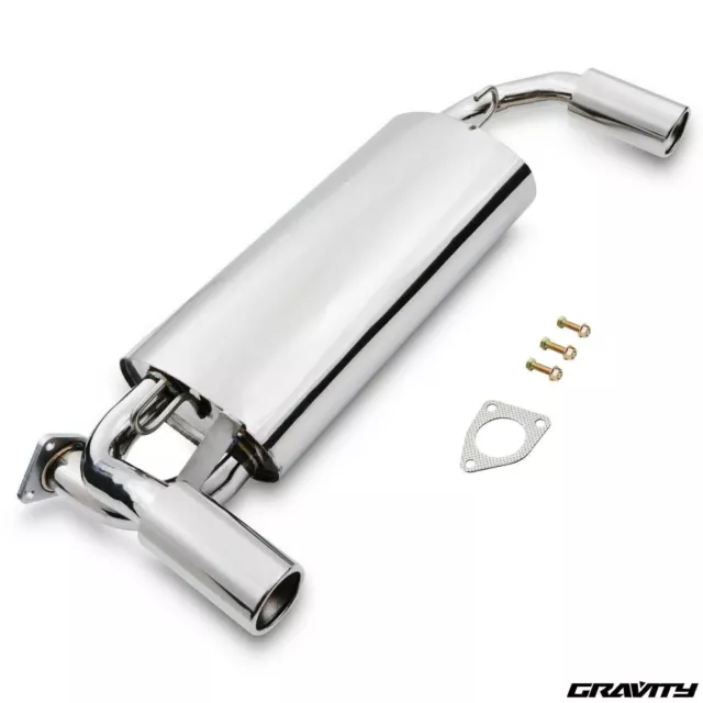 Stainless Exhaust System Silencer Back Box For Rover Mgtf Mgf Mg Tf 1.8 02-05