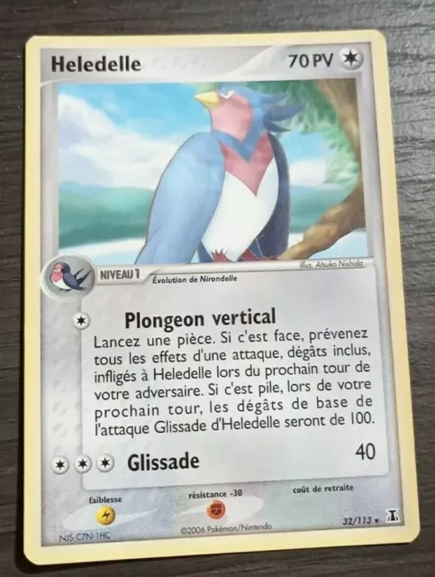 Carte Pokémon française HELEDELLE  32/113 EX ESPECES DELTA BON ETAT FR