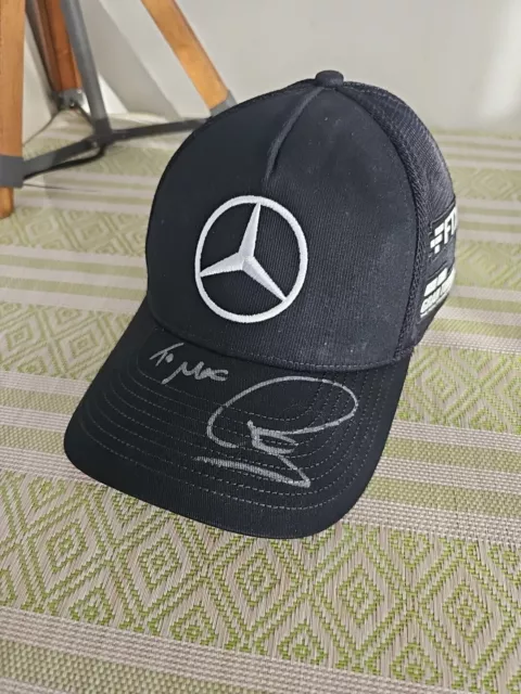 Lewis Hamilton Signed Mercedes AMG Hat