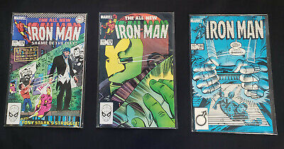 Iron Man 3Pc (Vf/Nm) This Ancient Enemy, Once An Avenger Always An Avenger 1984